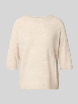 Regular fit gebreide pullover met alpaca Shop The Look MANNEQUINE