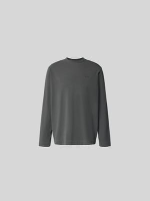 Relaxed Fit Longsleeve aus Baumwolle Shop The Look MANNEQUINE