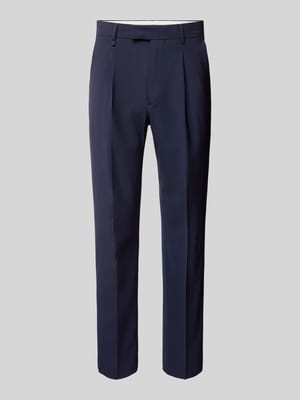 Slim Fit Anzughose mit Bundfalten Shop The Look MANNEQUINE