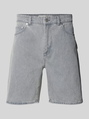 Straight fit jeansbermuda in 5-pocketmodel Shop The Look MANNEQUINE