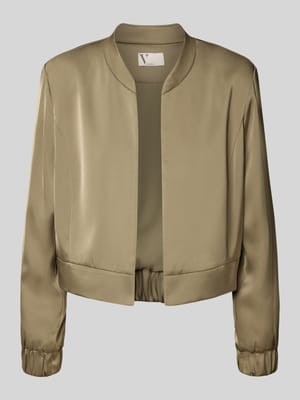 Cocktailjacke mit Stehkragen und elastischem Bund Shop The Look MANNEQUINE