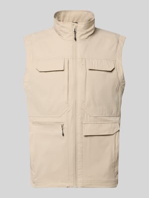 Regular Fit Weste mit aufgesetzten Taschen Modell 'Bergheim' Shop The Look MANNEQUINE