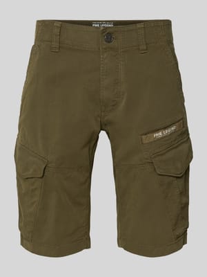 tapered fit cargo bermuda’s met klepzakken model 'Nordrop' Shop The Look MANNEQUINE