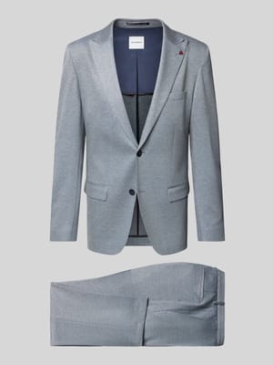Slim Fit Anzug in unifarbenem Design Shop The Look MANNEQUINE