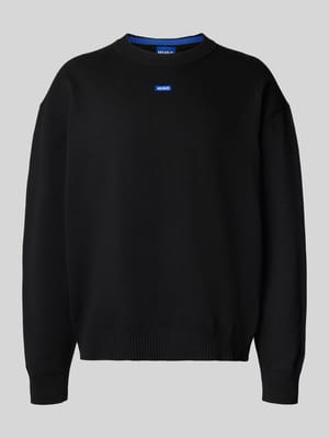 Regular Fit Strickpullover aus Baumwoll-Mix Modell 'SAN CASEY' Shop The Look MANNEQUINE