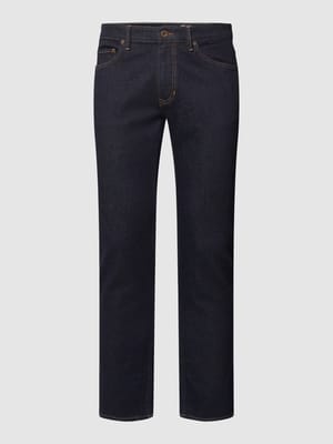 Slim Fit Jeans mit Kontrastnähten Modell 'Sjöbo' Shop The Look MANNEQUINE