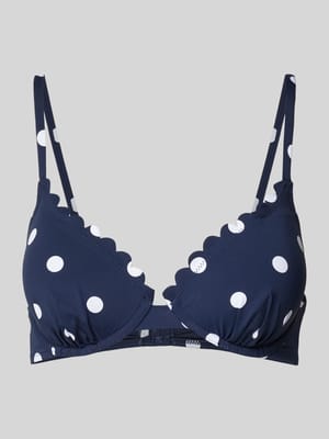 Top bikini ze wzorem na całej powierzchni model ‘Jada’ Shop The Look MANNEQUINE