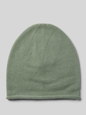 Czapka kaszmirowa ze zrolowanym brzegiem Shop The Look MANNEQUINE