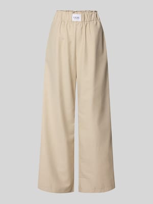 Wide Leg Hose aus Viskose-Mix Modell 'TOSCA' Shop The Look MANNEQUINE