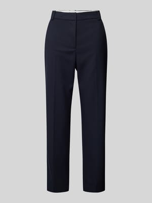 Slim fit stoffen broek met persplooien, model 'CORE' Shop The Look MANNEQUINE