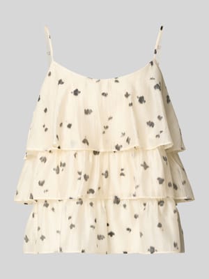 Blusentop aus Lyocell-Mix im Stufen-Look Shop The Look MANNEQUINE