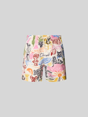 Badehose mit elastischem Bund Shop The Look MANNEQUINE