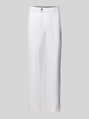 Pantalon van linnen, model 'PARMA' Shop The Look MANNEQUINE