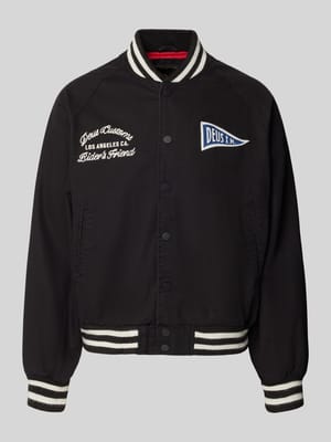 Regular fit jack met logopatch, model 'Stadium' Shop The Look MANNEQUINE