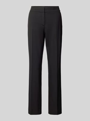 Regular fit stoffen broek met labelapplicatie, model 'Hatenia' Shop The Look MANNEQUINE