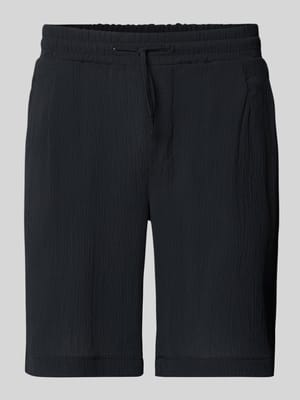 Relaxed fit korte broek met elastische band Shop The Look MANNEQUINE