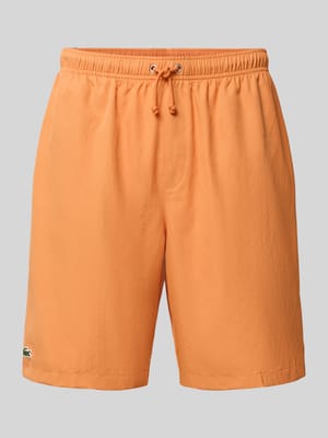Relaxed Fit Sport-Shorts mit Logo-Stitching Shop The Look MANNEQUINE