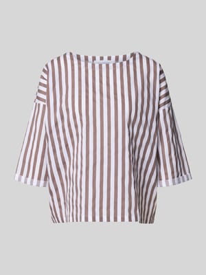 relaxed fit blouse met boothals Shop The Look MANNEQUINE
