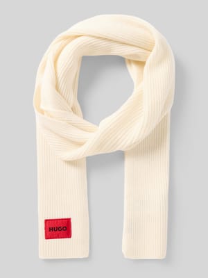 Sjaal van scheerwolmix, model 'SAFFA' Shop The Look MANNEQUINE