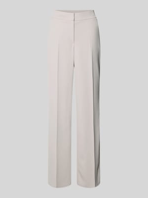 Spodnie materiałowe z francuskimi wpuszczanymi kieszeniami i kantami Shop The Look MANNEQUINE