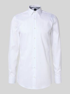 Slim Fit Businesshemd mit extra langem Arm Modell 'HANK' Shop The Look MANNEQUINE