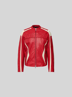Regular Fit Jacke in Leder-Optik Shop The Look MANNEQUINE