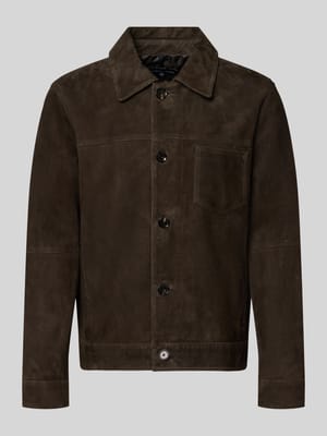 Regular Fit Jacke aus echtem Lammleder Modell 'FLINT' Shop The Look MANNEQUINE