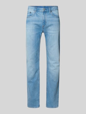 Straight Fit Jeans aus Baumwolle Shop The Look MANNEQUINE