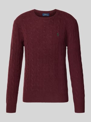 Sweter o kroju regular fit z mieszanki wełny i kaszmiru Shop The Look MANNEQUINE