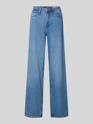 Wide leg jeans van katoenmix Shop The Look MANNEQUINE