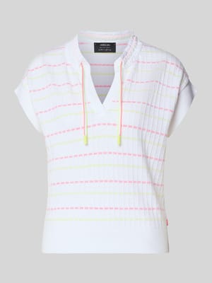 Regular Fit Oberteil aus Lyocell-Mix in Strick-Optik Shop The Look MANNEQUINE