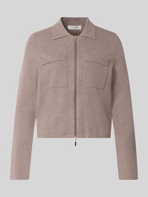 Regular Fit Strickjacke aus reiner Viskose Shop The Look MANNEQUINE