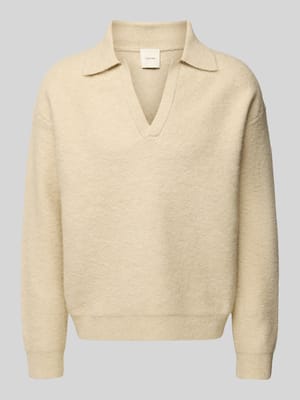 Strickpullover mit V-Ausschnitt Shop The Look MANNEQUINE