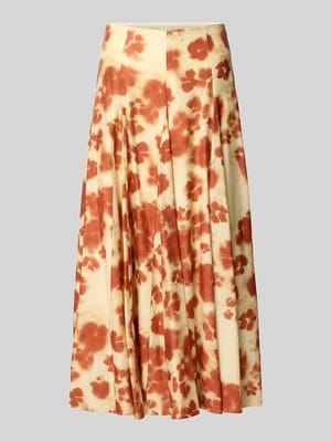 Maxirok van viscosemix met een florale all-over print Shop The Look MANNEQUINE