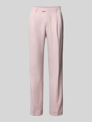 Straight Fit Anzughose mit Bügelfalten Shop The Look MANNEQUINE