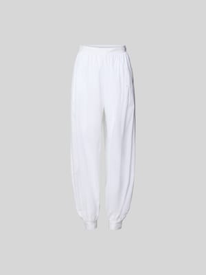 Stoffhose mit elastischem Bund Shop The Look MANNEQUINE