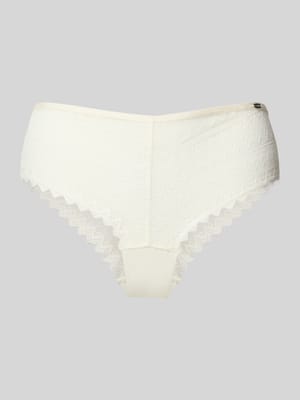 Slim fit slip met logo-applicatie, model 'Cheeky' Shop The Look MANNEQUINE