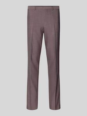 Spodnie garniturowe o kroju slim fit z mieszanki żywej wełny model „HESTEN253X” Shop The Look MANNEQUINE