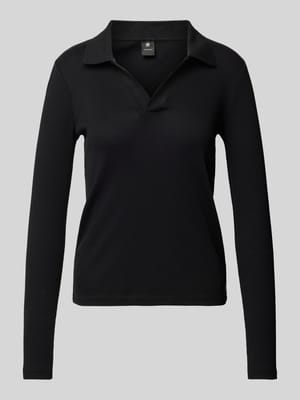 Slim Fit Longsleeve mit V-Ausschnitt Shop The Look MANNEQUINE