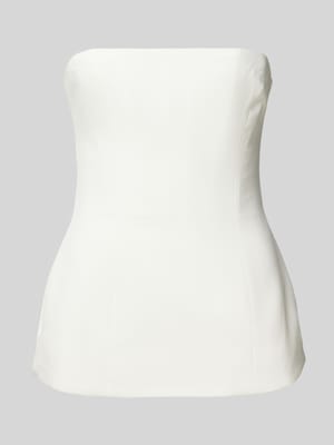 Slim fit blousetop met rits, model 'HELENIA' Shop The Look MANNEQUINE