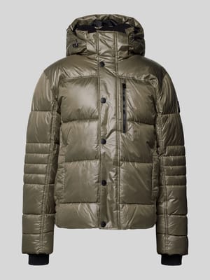 Kurtka pikowana o kroju regular fit z kapturem Shop The Look MANNEQUINE