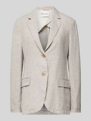 Linnen blazer met klepzakken Shop The Look MANNEQUINE