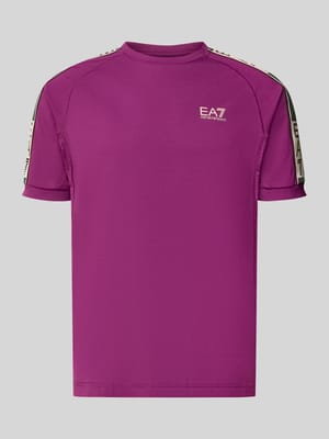 T-shirt z Mieszanka wiskozy z logo Shop The Look MANNEQUINE
