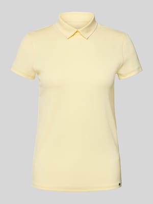 Slim fit T-shirt met polokraag Shop The Look MANNEQUINE