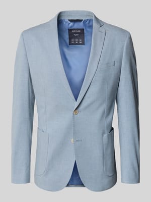 Marynarka w kroju slim fit z domieszką bawełny, wiskozy i lnu Shop The Look MANNEQUINE