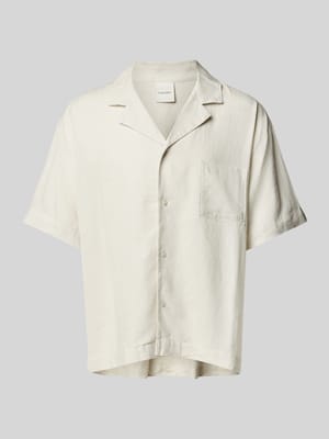 Relaxed Fit Pyjama-Oberteil aus Leinen-Lyocell-Mix Shop The Look MANNEQUINE