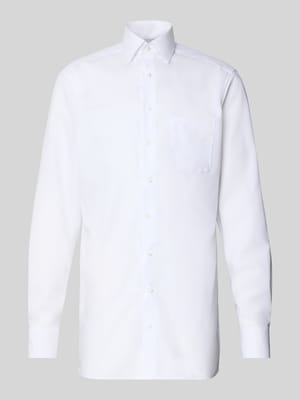 Regular fit zakelijk overhemd van popeline Shop The Look MANNEQUINE