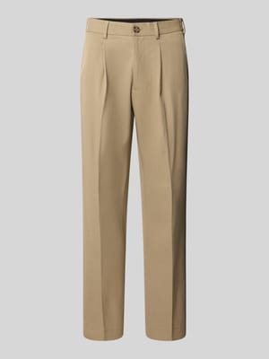 Chinosy o kroju regular fit z dodatkiem wiskozy Shop The Look MANNEQUINE