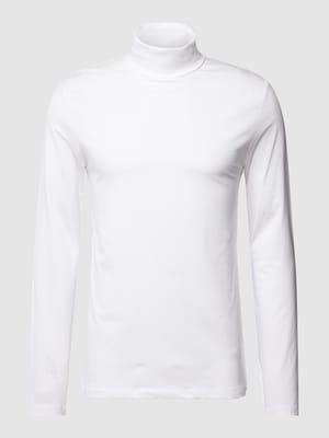 Shirt met lange mouwen en col Shop The Look MANNEQUINE