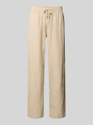 regular fit broek van mix van katoen en linnen model 'barton' Shop The Look MANNEQUINE